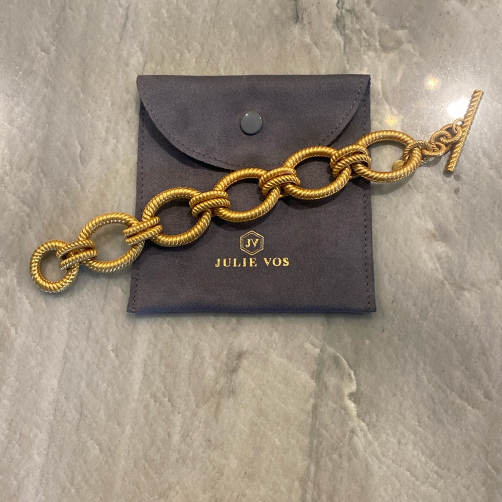 Julie Vos Olympia Chain Link bracelet. Excellent condition worn twice.